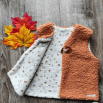 Gilet de berger Enfant Cassonade Fleurs