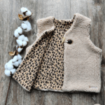 Gilet de berger Enfant Ourson Léopard