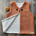 Gilet de berger Enfant Cassonade Ecru