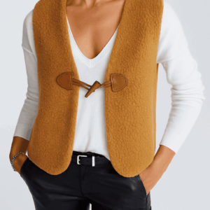 Gilet de Berger Femme - Sherpa Cassonade