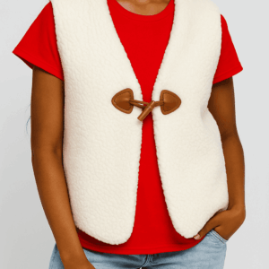 Gilet de Berger Femme - Sherpa Blanc