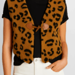 Gilet de berger Femme Léopard_